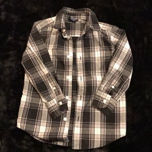 Plaid button down shirt